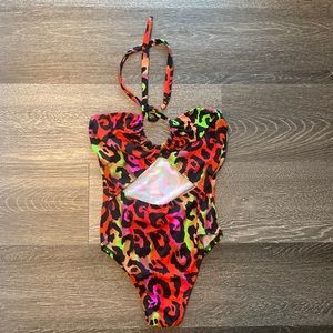 Animal print bodysuit